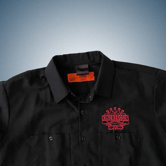 Vintage King Kerosin back skull graphic button up shirt - Picture 3 of 3